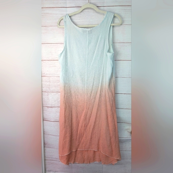 Nwot Cherie Bliss Ombre Crepe Dress 👗 Xl - Picture 5 of 5